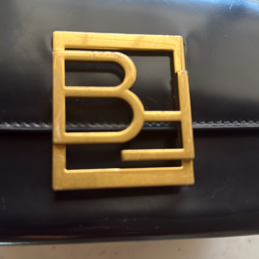 By Far Fran Semi Patent Leather Satchel Black - Picture 4 of 10